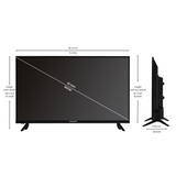 Salora 80 cm (32 inches) HD Ready Certified Android Smart LED TV SLV-4324 CA (Black)