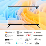 Salora 80 cm (32 inches) HD Ready Smart LED Google TV SLV-4324 GTV (Black)