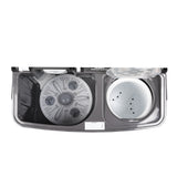 Salora 8.5 Kg Semi-Automatic Top Loading Washing Machine (SWMS8504,GRT, Grey)