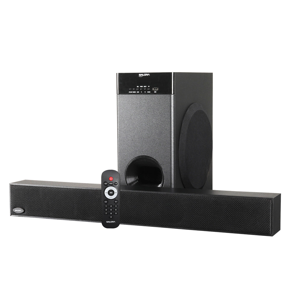 Salora SSBW-811 Soundbar with 150W RMS Premium Sound | Multi-Connectivity Modes | 4 Front firing speakers with 8