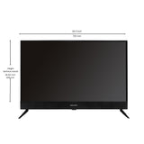 Salora 80 cm (32 inches) HD Ready Smart LED TV with in-built Sound Bar SLV-4324 SW (Black)