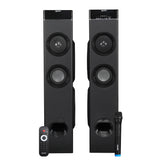 Salora SST32150W  32" Twin Tower 150W Bluetooth Speaker with Cordless MIC | Karaoke support