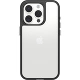 OtterBox React Series Case for iPhone 15 Pro, Shockproof, Drop Proof, 3X Tested to Military Standard, Black Crystal