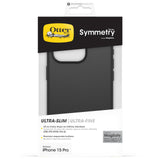 OtterBox Symmetry for MagSafe Case for iPhone 15 Pro, Shockproof, Drop Proof, Protective Thin Case, 3X Tested to Military Standard, Black