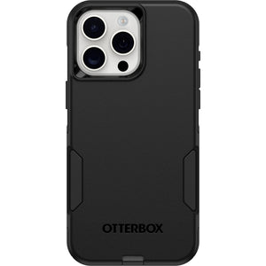 OtterBox Commuter Case for iPhone 15 Pro Max, Shockproof, Drop Proof, Rigid, Shockproof, Drop Proof, Wireless Charging Compatible, Black