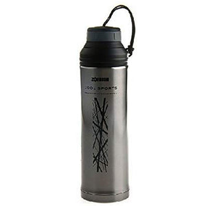 Zojirushi Stainless Steel Vacuum Insulated Cool Bottle, 500ml, Clear Black (STGC-50-BF)