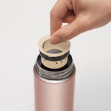 Zojirushi Stainless Steel Travel Mug with Tea Leaf Filter, 0.46L, Pink Champagne (SM-JTE46-PX)