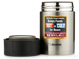 Zojirushi Stainless Steel Vacuum Insulated Food Jar, 450ml, Stainless (SW-HAE45 XA)