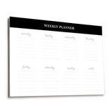 Chambers of Ink PN6 Desk Planner A4 Size, Undated 52 Tear Off Sheets, Black/White