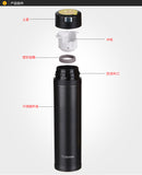 Zojirushi Stainless Steel Vacuum Tuff Mug, 0.6L, Carbon Black (SM-XB60-BD)