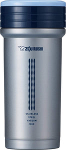 Zojirushi Stainless Steel Vacuum Insulated Mug, 350ml, Strainer Pearl Blue (SMCTE-35-AZ)