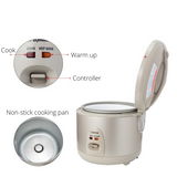 Zojirushi Conventional Rice Cooker & Warmer, 1.8 litres (10 Cups), Cinnamon Gold (NS-RNQ18-NL)