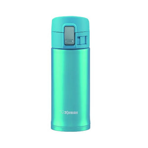 Zojirushi Stainless Steel Vacuum Insulated Bottle, 0.36L, Light Blue (SM-KB36-AW)