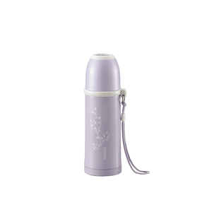Zojirushi Stainless Steel Vacuum Insulated Bottle with Cup, 200ml, Purple Pink (SSPC-20-VV)